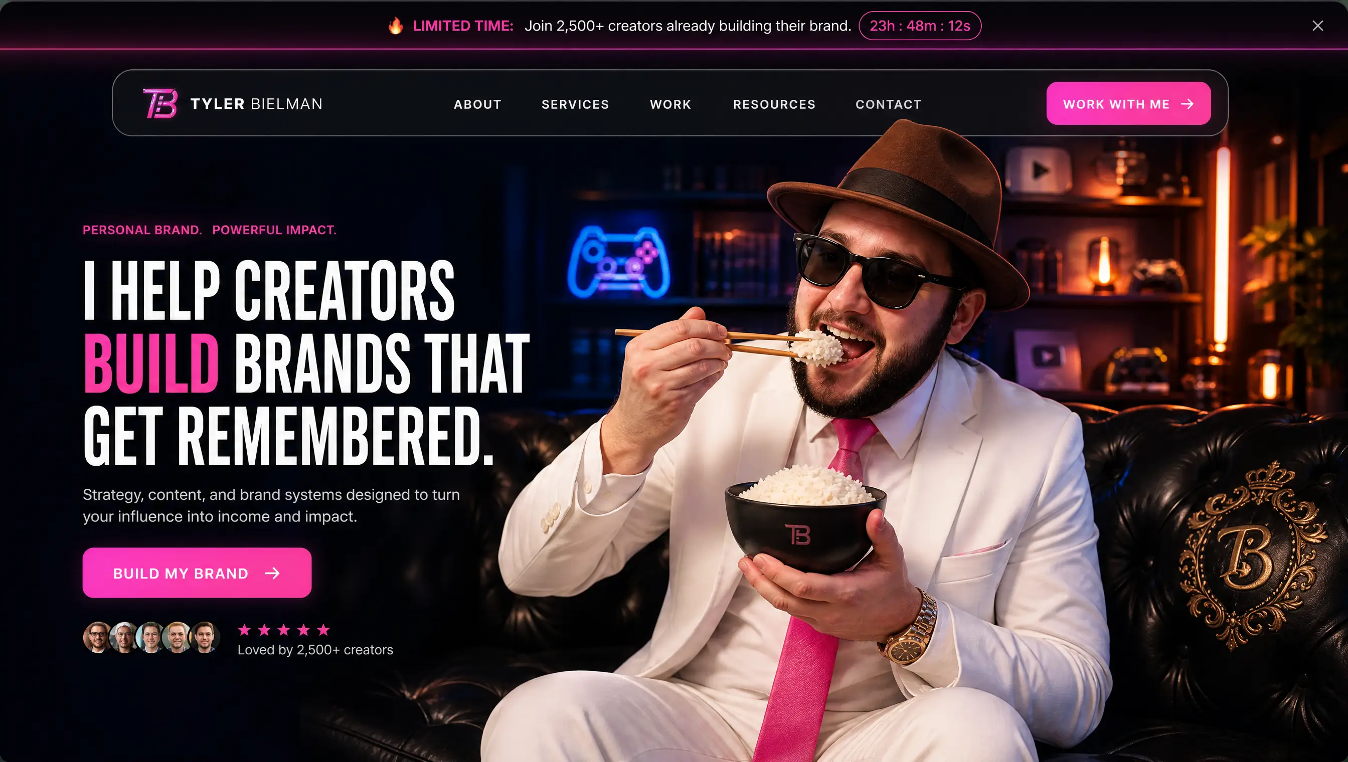 fun personal brand